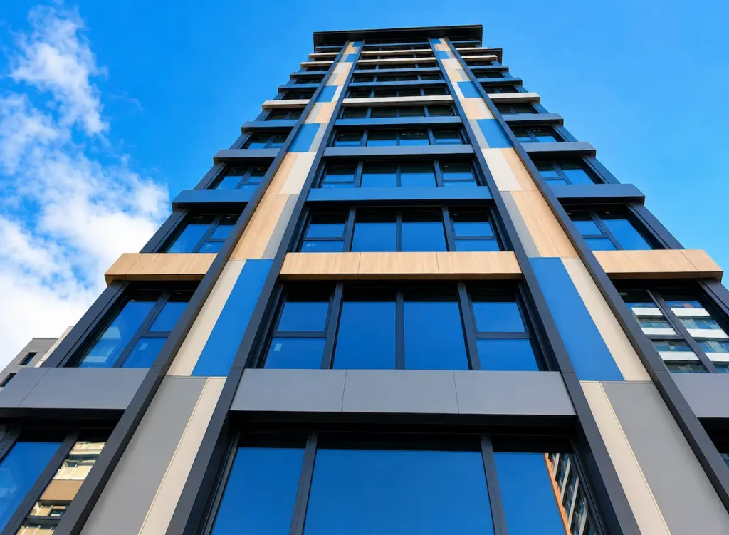 AA Yapı Caddebostan Ant Apartmanı, kompakt laminat cephe kaplaması