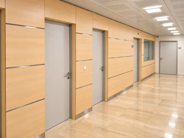 Acıbadem Hastanesi Radyoloji Bölümü iç mekan kompakt laminat kaplama uygulaması-Pruva Projects
