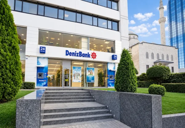 Denizbank şubeleri Türkiye genelinde dış cephe kompakt laminat kaplama uygulamaları
