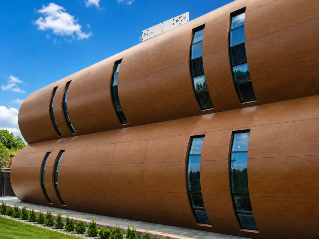 K.Çekmece bilgi evi kompakt laminat cephe uygulaması