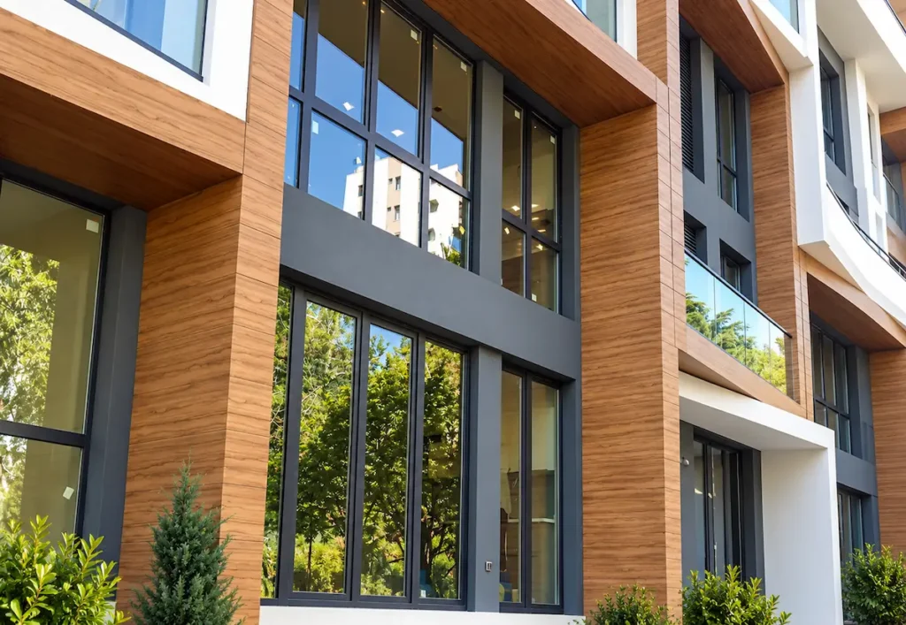 Kontek Düet Resopal dış cephe kompakt laminat uygulaması - Sahrayı Cedit