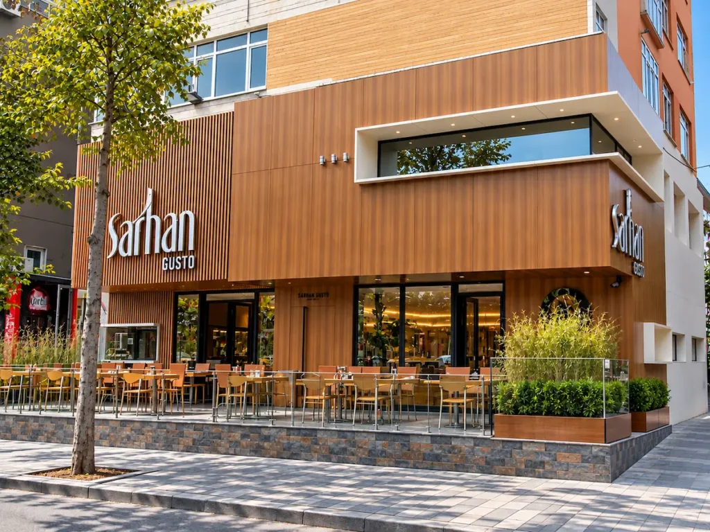 Sarıhan Gusto 119 Pruva Yapı Pruva Yapı Sarıhan Gusto, kompakt laminat dış cephe kaplaması -Bakırköy
