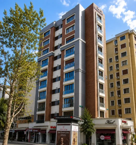 Teknik Yapı Can Apt dış cephe uygulaması,Kalamış