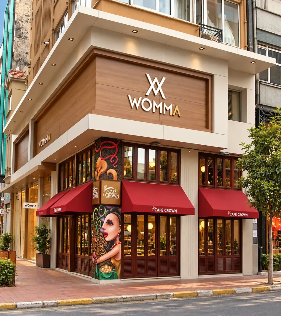 Baran Giyim I Womma Mağazası 101 Pruva Yapı Pruva Yapı Womma Rumeli caddesi mağazası dış cephe renovasyonu - Pruvaprojects