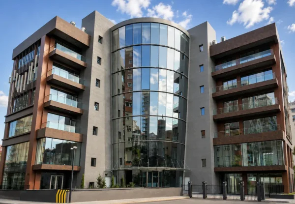 İnc Plaza Kompakt Laminat Cephe kaplama uygulaması ,Maltepe