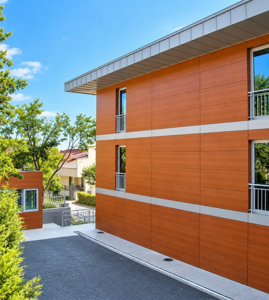 Palmali Residence Etiler Ulus Dış cephe kompakt laminat uygulaması