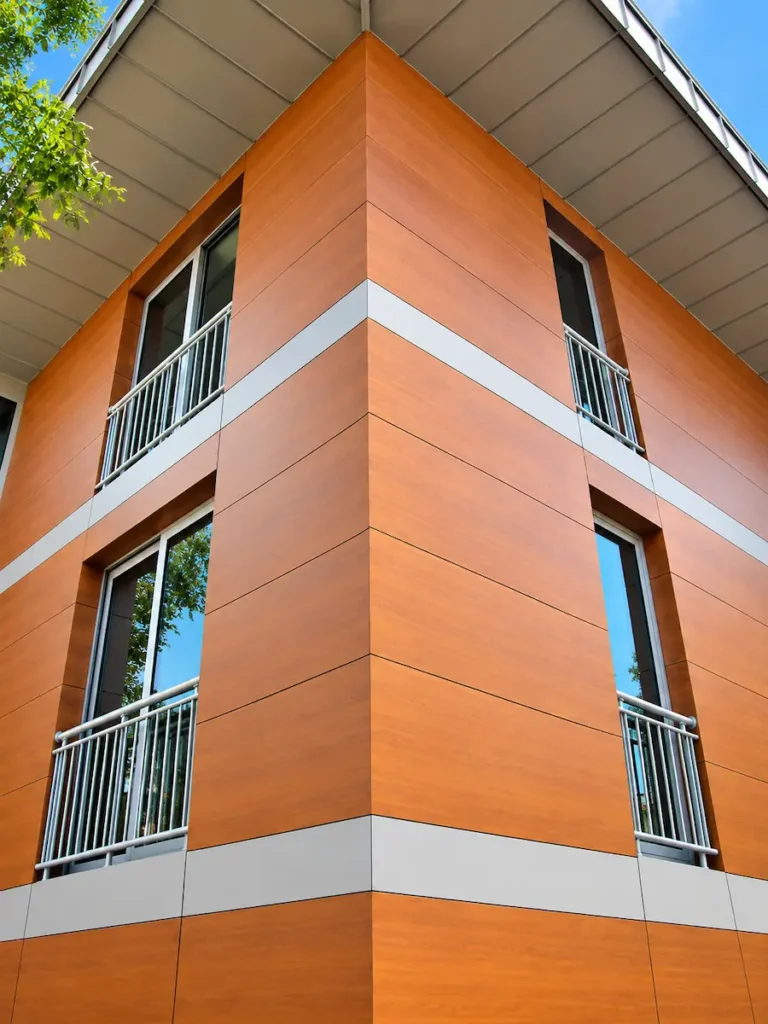 Palmali Residence Etiler Ulus Dış cephe kompakt laminat uygulaması
