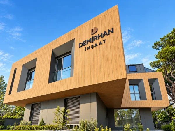 Demirhan İnşaat I Fuente 1 Pruva Yapı Pruva Yapı Demirhan İnşaat Fuente Küçükyalı projesi, Trespa kompakt laminat dış cephe kaplama uygulaması